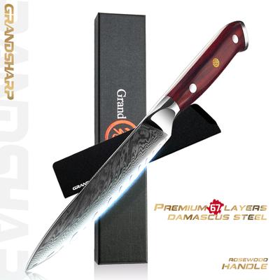 5 Zoll Damaskus Allzweckmesser VG10 japanischer Stahl Küchenmesser Fleisch Silcer Obst Peelig Petty Messer