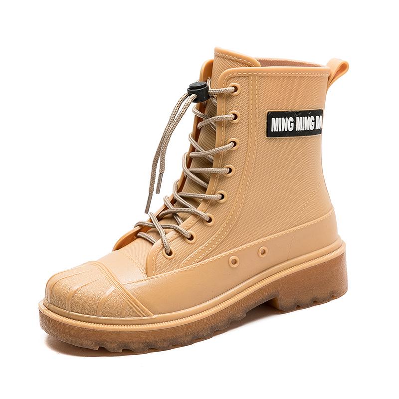 

Stylish Non-Slip Waterproof Rain Boots for Adults with Thick Sole and Added Velvet Lining. 41