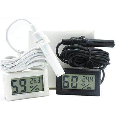 Elektronisches Hygrometer, eingebettetes digitales Temperatur- und Feuchtigkeitsmessgerät, FY 12 Meter mit Sonde