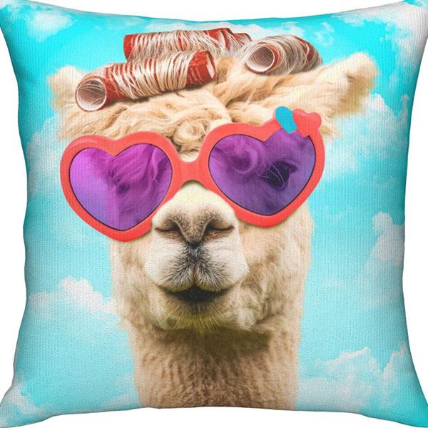 Creative Cartoon Cute Animal Print Linen Pillow Case Home Sofa Car Decoration Pillow