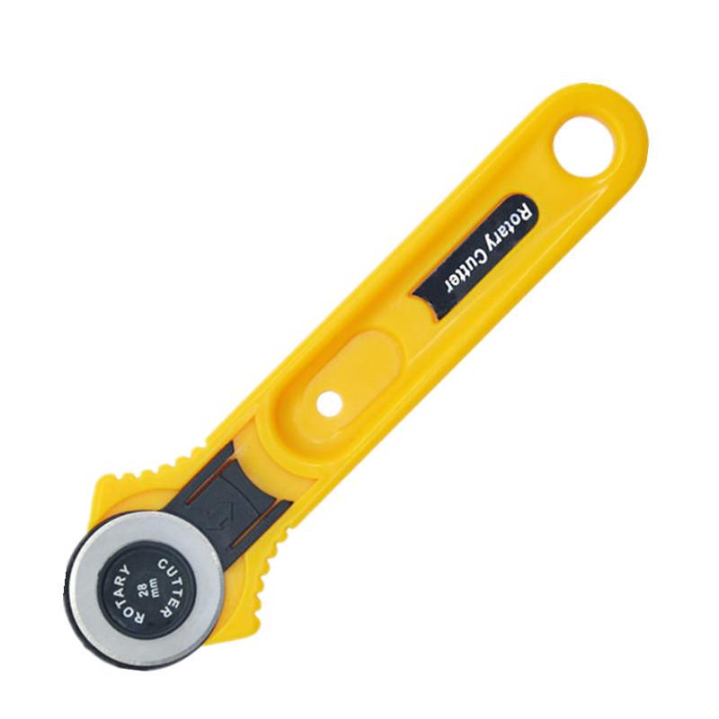 28mm Fabric Rotary Cutter with 45mm Wheel for Patchwork and Sewing