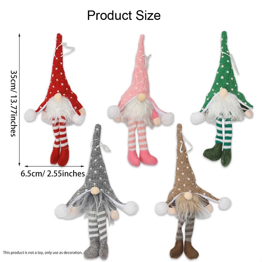 Christmas Glowing Doll, Faceless Beard Doll, Christmas Decoration, 1pc Christmas Ornament with Lights, Christmas Tree Decoration