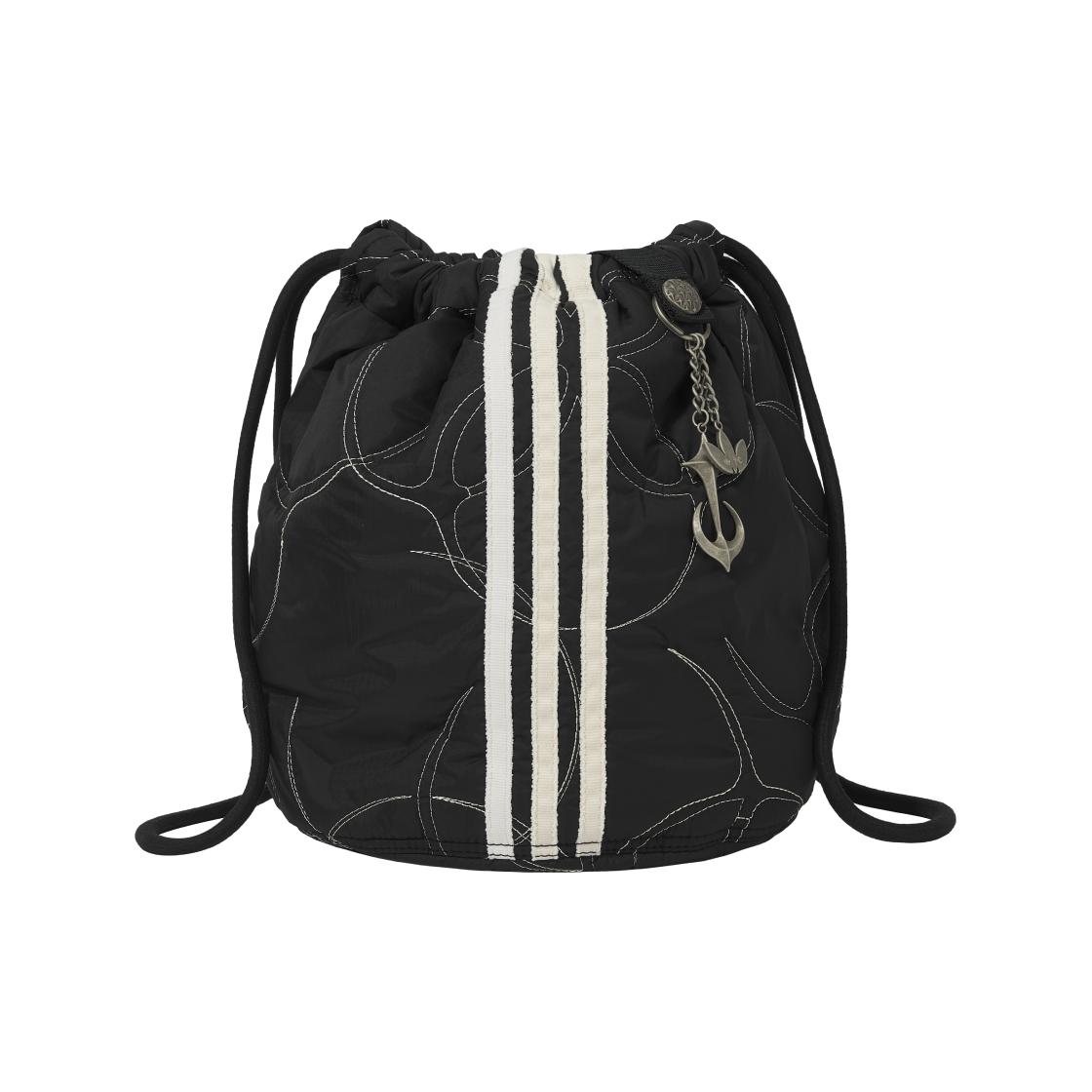 Adidas Originals Thug Club 12L Сумка-тоут с логотипом бренда из полиэстера Женская сумка-тоут Черная KC2238 Black