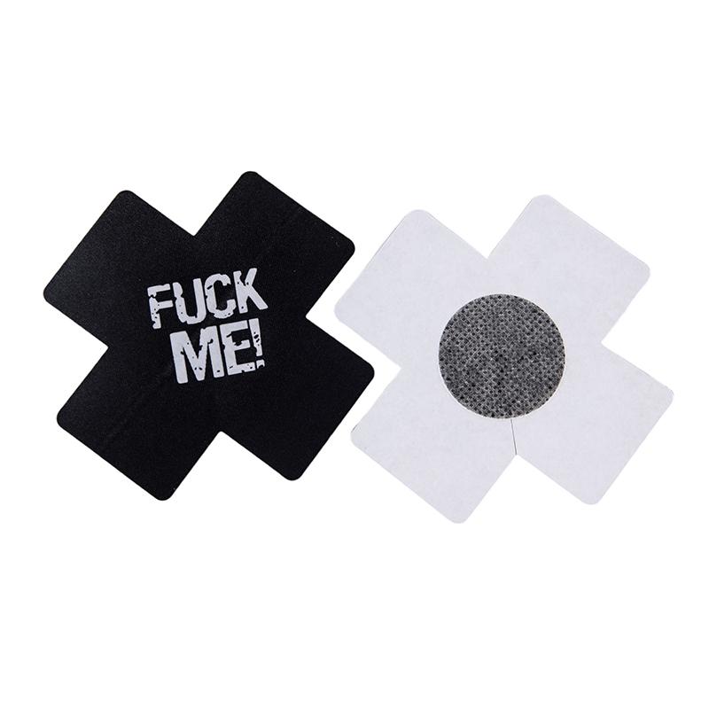 Body Jewelry Women Nipple Sticker Cross Nipple Cover White Rose Black Nipple Ring  Jewelry Disposable Pasties Covers