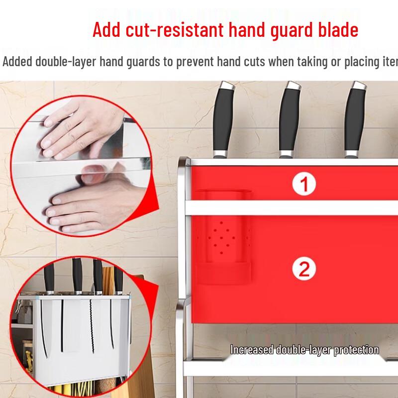 Yingbai Stainless Steel Kitchen Countertop Storage Rack