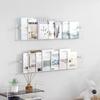 Acrylic Magazine Rack Brochure Holder Wall Mount Floating Bookshelves Italian Literature Organizer Pamphlet Stand Newspapers