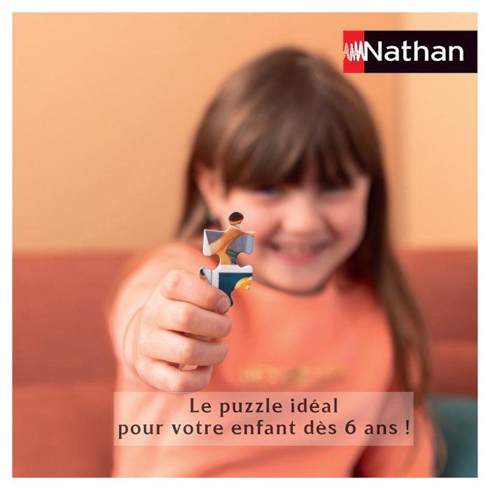 Puzzle 100 pièces Disney - NATHAN - La grande famille - Dessins animés et BD - 36x26 cm