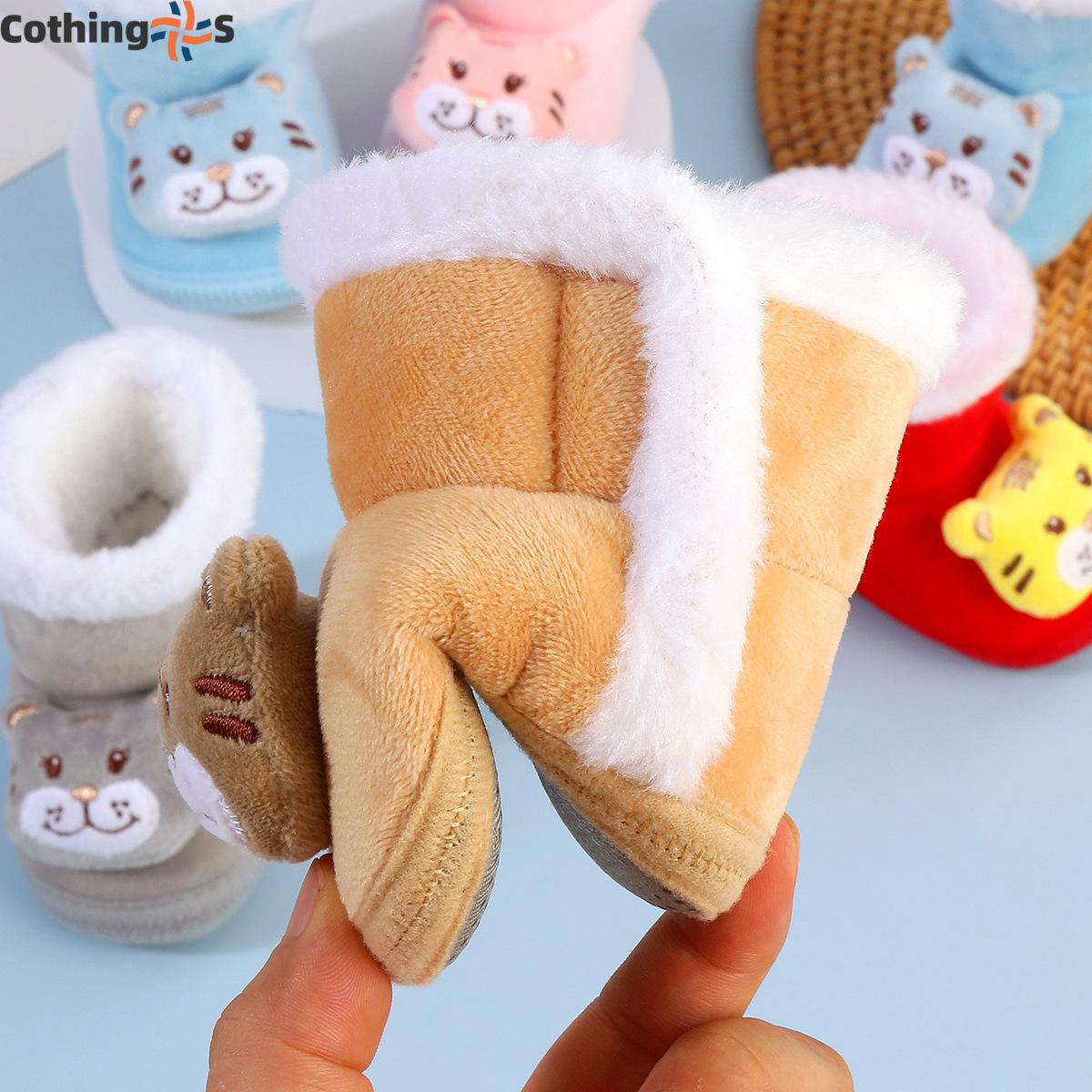 Детская обувь зимняя теплая на липучках для детей лет зимняя мягкая обувь для ходьбы — фото 5