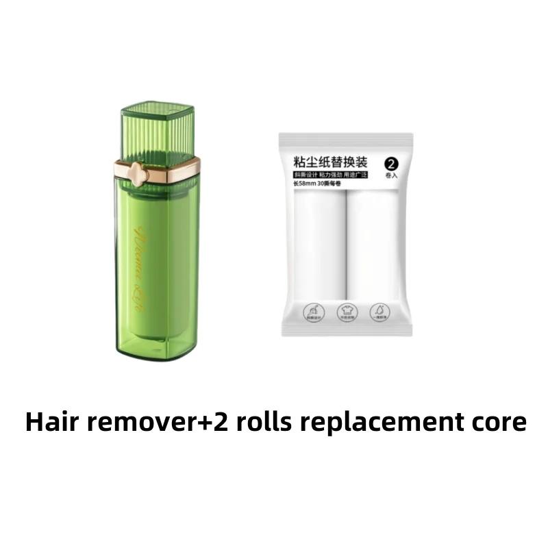 Convenient To Carry Roll Paper Adhesive Drum Dust Collector, Pet Hair, Clothing, Carpet Stain Remover, Replaceable Cleaning Brus Decor