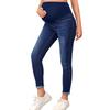 Pregnant Women High Waist Support Belly Jeans Maternity Hip Lifting Elastic Denim Pants Daily Work Wear Streetwear Loungewear