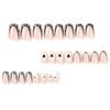Nail Patch Wear Nail Halloween Nail Art White French Black Edge Ghost Love Cobweb Wear Nail Art