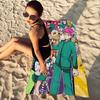 Saiki K Japanese Anime Big Microfiber Beach Towels Quick Dry Towel Sand Beach Towels Pool Towel for Travel Swim Pool Yoga