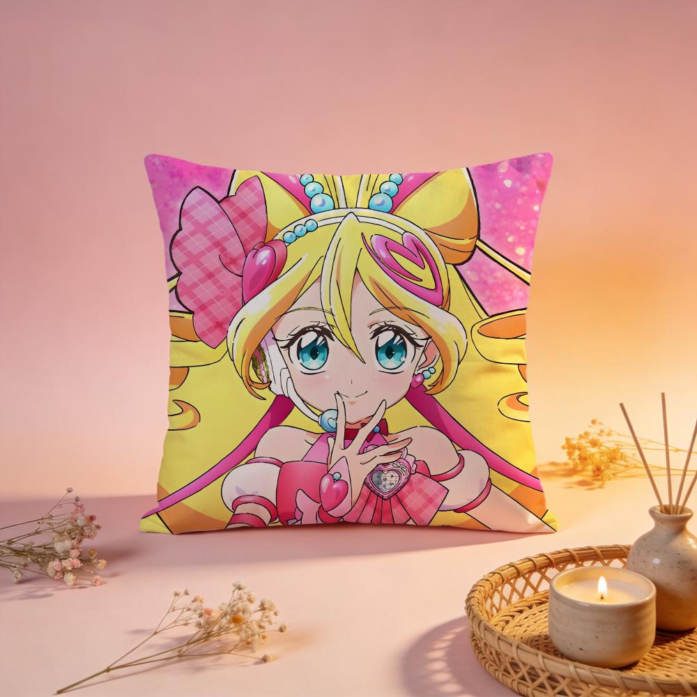Hot YYYou and Idol Pretty Cureed Cushion Cover Comfortable Durable Pillow Cover MultiScene for Home Office Car Sofa