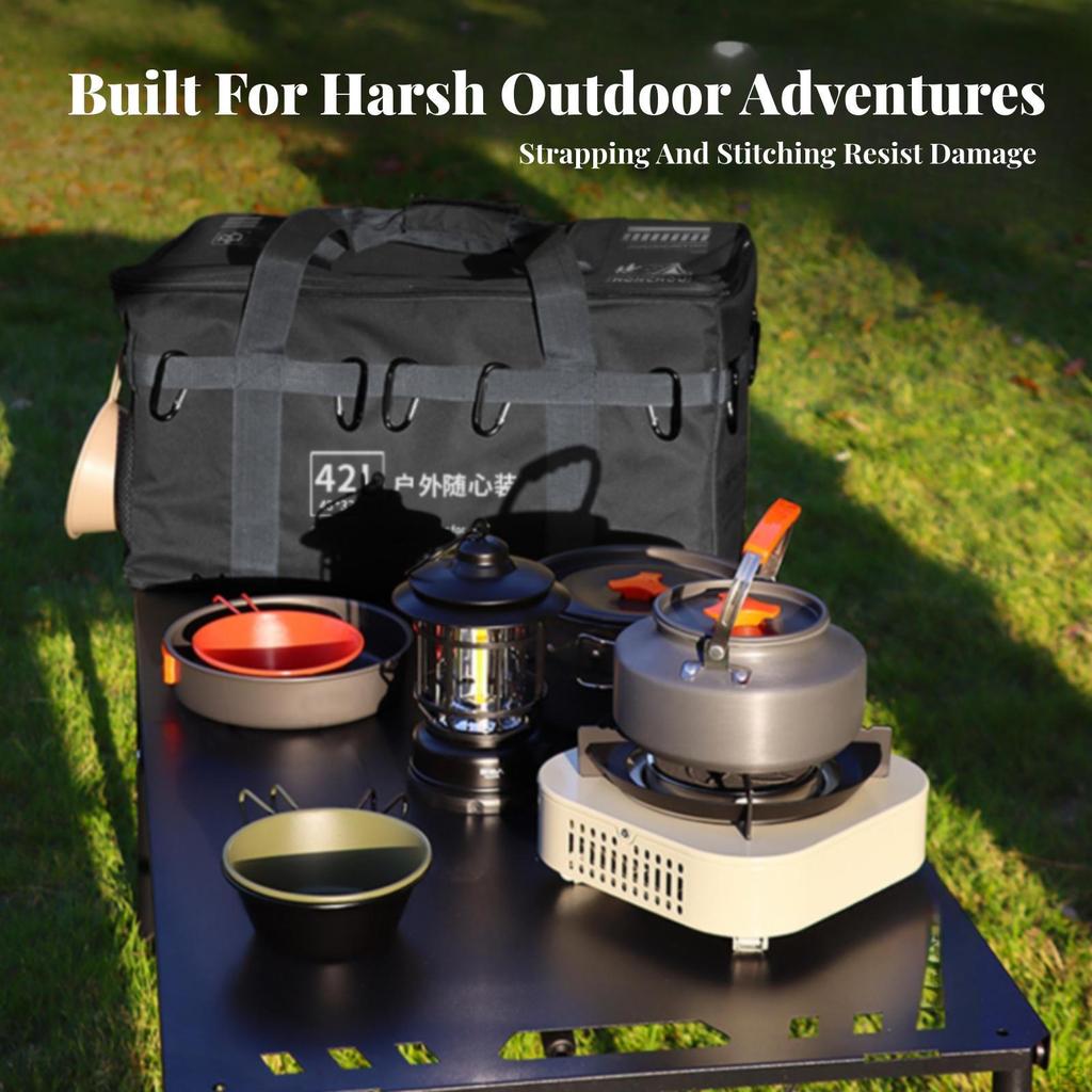 Water-Resistant Camping Storage Bag | Reinforced nylon straps Straps,