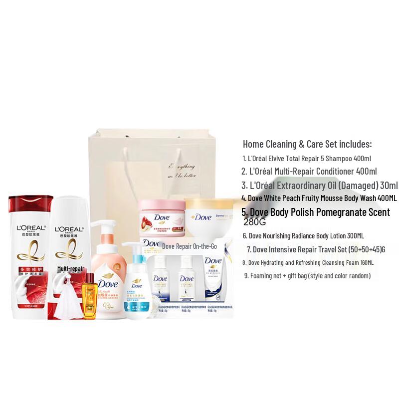 DOVE Summer Refreshing Hair & Body Care Gift Set