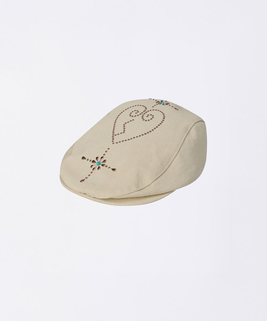 SCULPTOR Boho Stud Hunting Cap Raw
