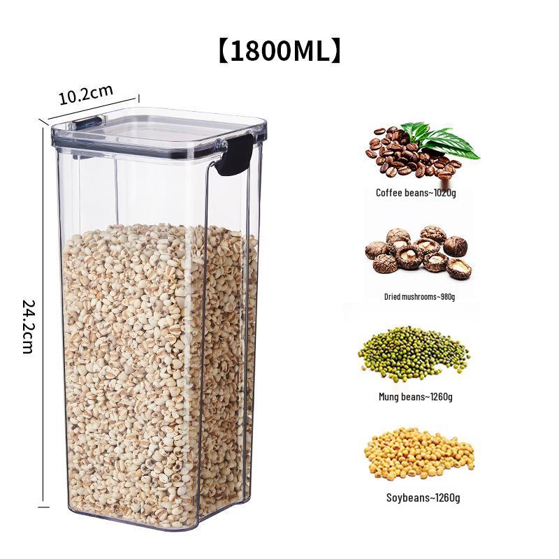 Transparent Food-Grade Plastic Storage Jar for Soups
