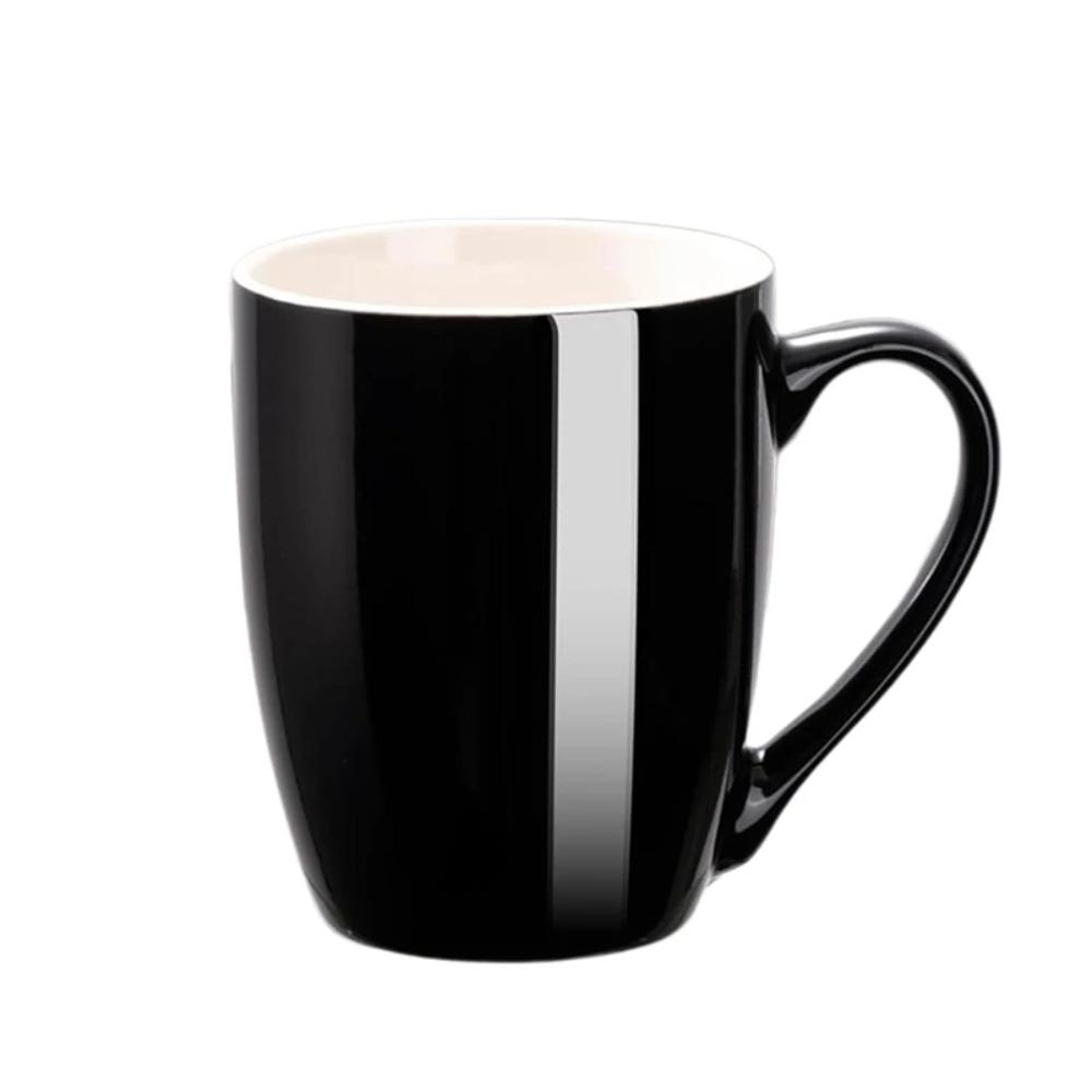 

1 упаковка кофейных кружек, керамические кофейные чашки, керамическая большая кофейная кружка объемом 350 мл для чая латте, капучино, какао, для микроволновки, черная красная чашка красный