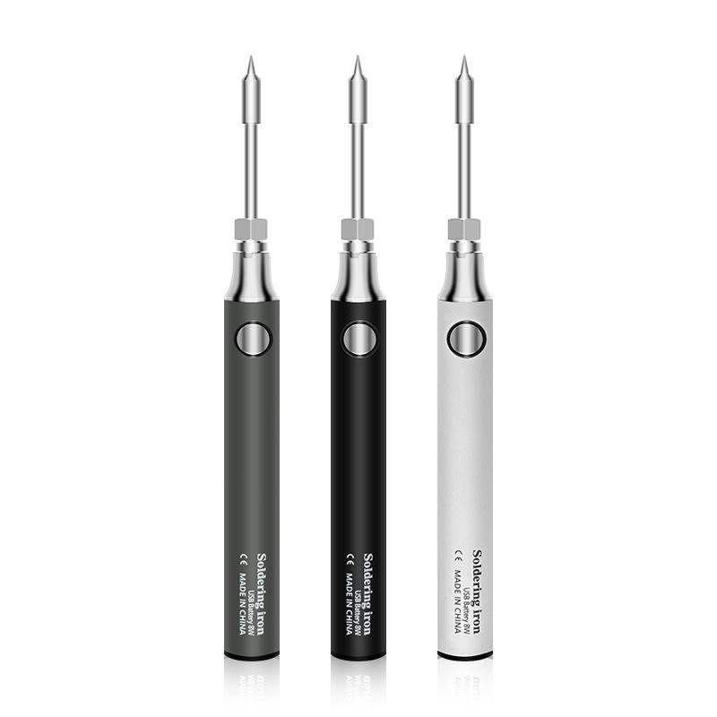 8W USB Portable Wireless Soldering Iron Pen - Electric Spot Welding Tool for Household Use