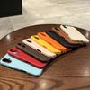 Leather Texture Shockproof Soft Silicone Case For iPhone 16 15 14 Plus Pro Max 13 12 11 Lichee Pattern Simple Business Cover