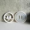 J0MC Couple Bird Wreath Resin Molds, Wreath Silicones Molds for Making Tealight Holder Decorations