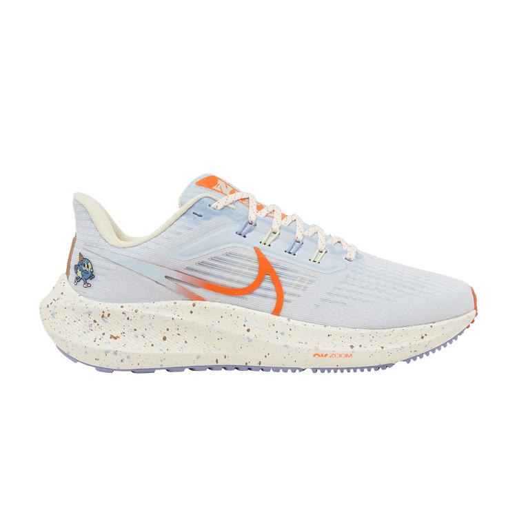 Nike Wmns Air Zoom Pegasus 39 Light Thistle Safety Orange 35.5