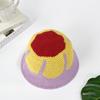 Women's Daily Point Hat Wang Flower Hand Knit Bucket