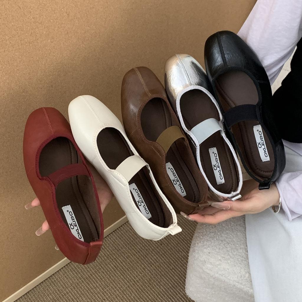 IPPEUM Mary Janes Women Ballet Flats Shoes Round Toe 2025 New  Ballerina Shoes