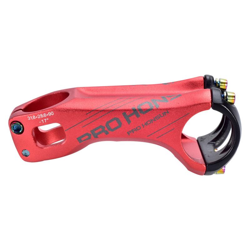 Stem Mountain Bike -17 grade Tija din aliaj de aluminiu 70mm/ 90mm Tija cu unghi negativ