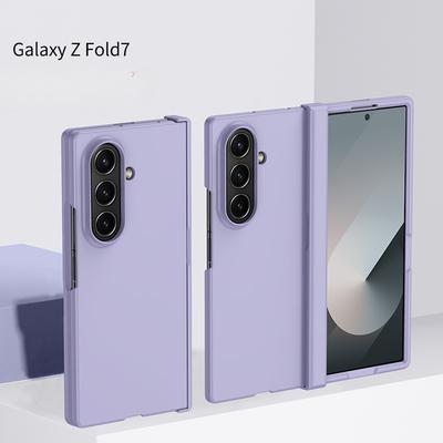 PC Skin Texture Hard Shell Hinge Protection Phone Case for Samsung Galaxy Z Fold 7 6 5 3 4 ZFold7 Full Package Protective Cover