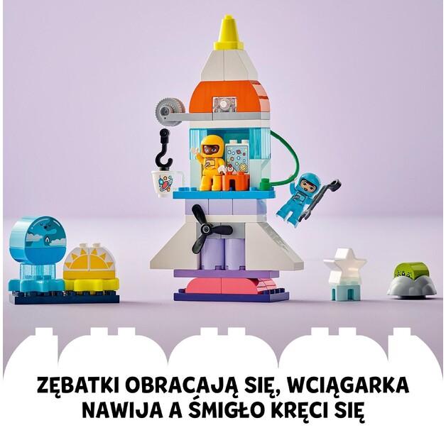 LEGO DUPLO Stadt 10422 Weltraum-Shuttle-Abenteuer 3-in-1