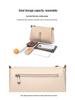 2026 Women's Versatile Crossbody Bag: Multi-layer, Large Capacity, Soft Leather, Small Square Design for Underarm or Shoulder