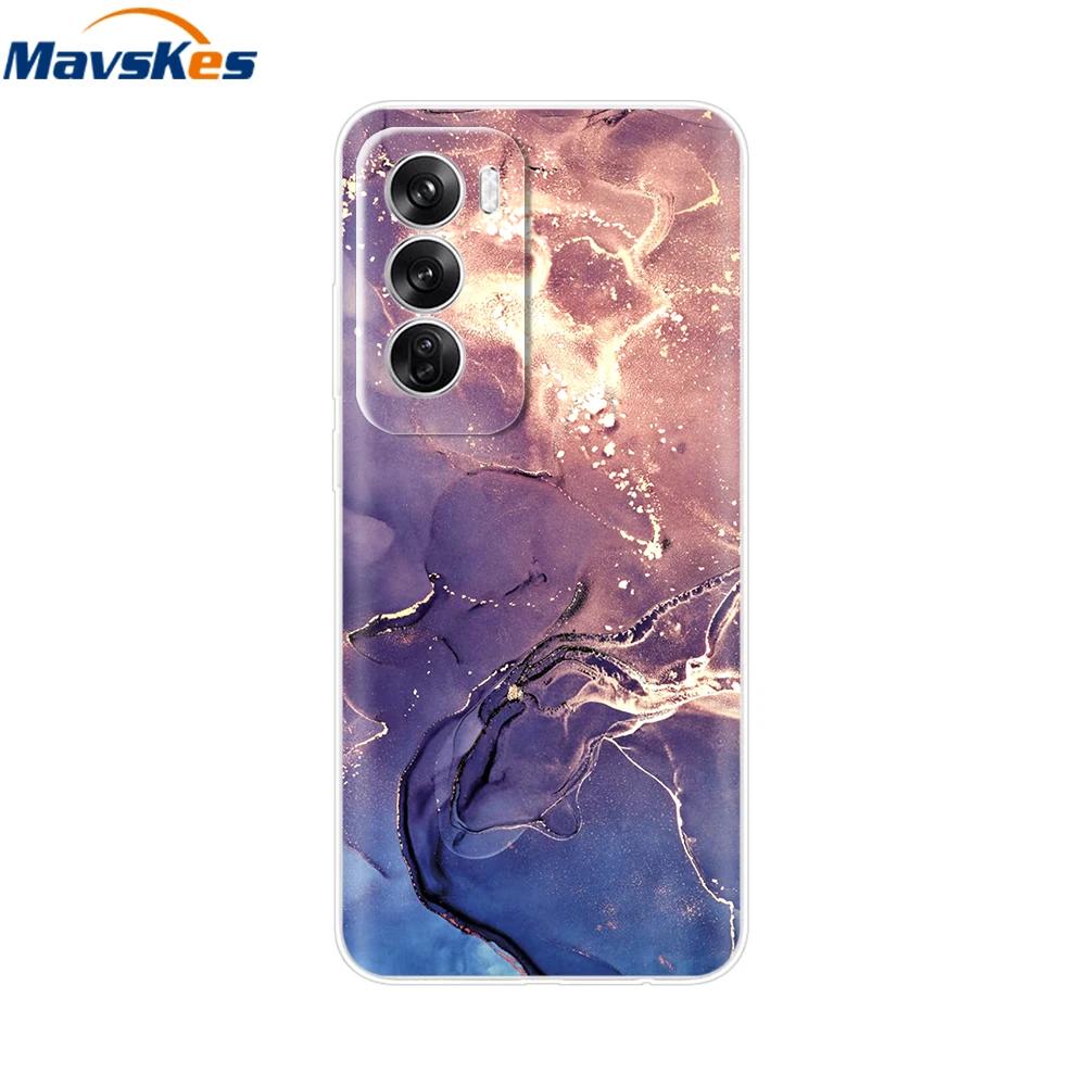 OPPO Reno 12 Pro 5G Case Fashion Flower Silicone Phone Case For OPPO Reno 12 Cover Reno12 Pro Bumper 2024 Soft Black TPU Fundas