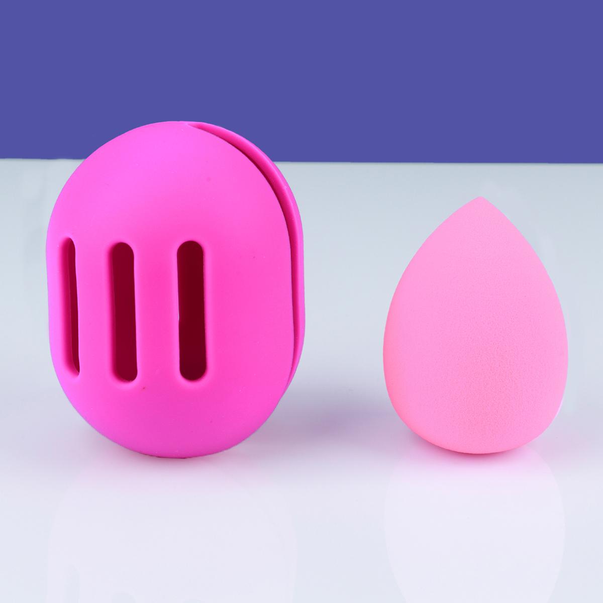 

1pc Makeup Sponge Anti-dust Cover Silicone Beauty Blender Organizer Travel Powder Puff Storage Box Beauty Sponge Holder розы красного