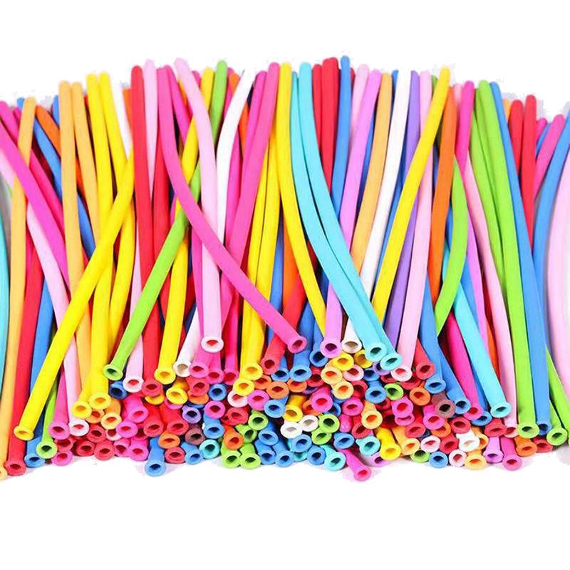 50/100PCS Long Balloon Latex Children DIY Toy Woven Balloon Design Cute Cartoon Color Elastic Kids Boys Girls Birthday Gifts TMZ