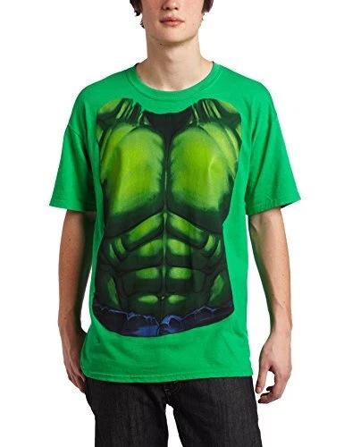 Incredible Hulk Smash Chest Mens Green T-shirt - Official Marvel Tee 3XL