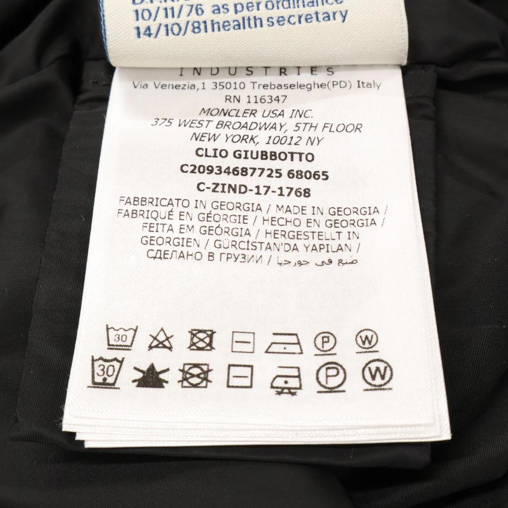 Moncler CLIO Fur Down Jacket Jacket 2 blackUsed