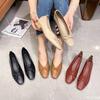 Fashionable Versatile Women Shoes with Bow Tie 2026 New Woman Elegant Square Toe Low Heeled Shoes Leisure Comfortable Flats