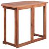 Table de bistro - vidaXL - 90x50x75 cm - Bois d'acacia massif - Pliable - Extérieur