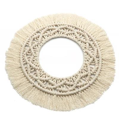 Hanging Tapestry Rope Wall Art Craft Boho Vacation Home Decoration Office Ornament for Living Rooms Bedrooms Apartments