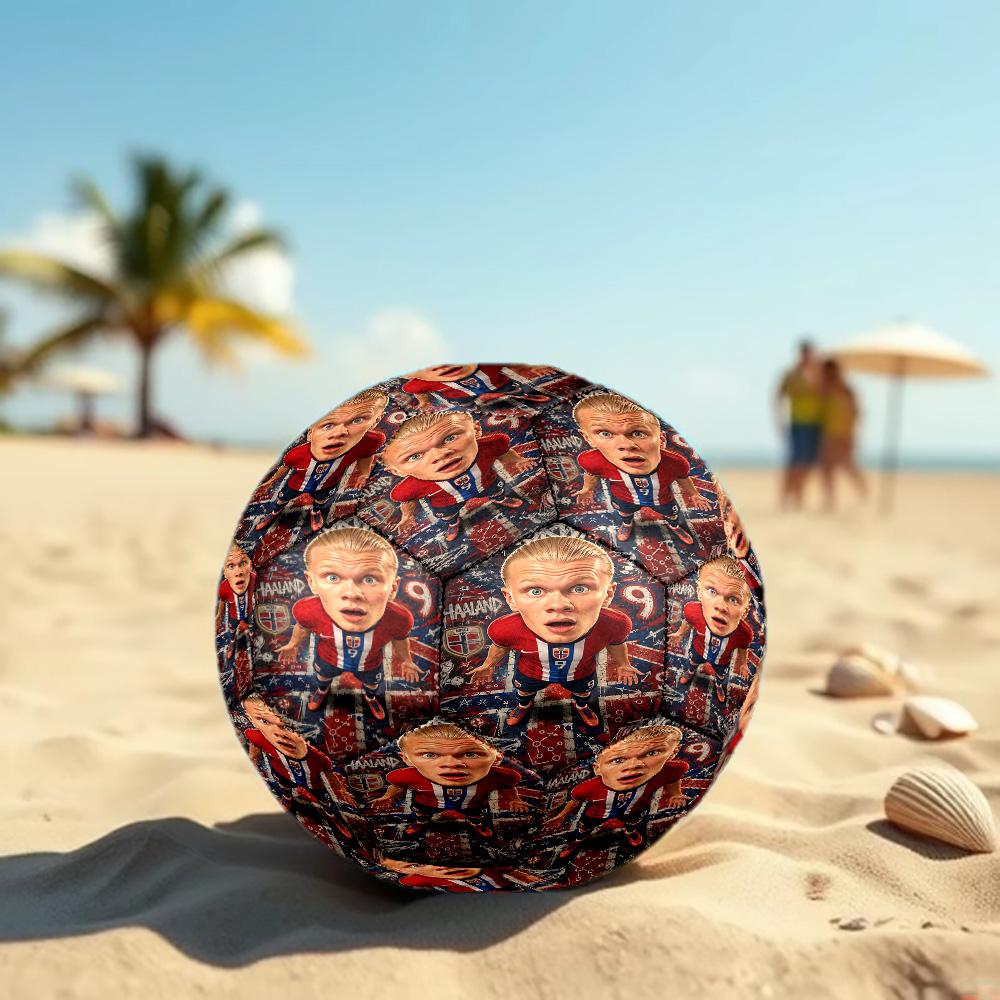 Erling Haaland Taglia 5 Pallone da Calcio Pallone da Calcio ad Alta Elasticità Per Competizioni all'Aperto Allenamento Quotidiano Gioco