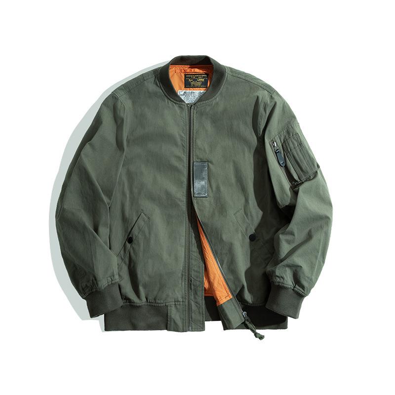 Maden Workwear Men s Retro MA1 Pilot Baseball Jacket 4XL