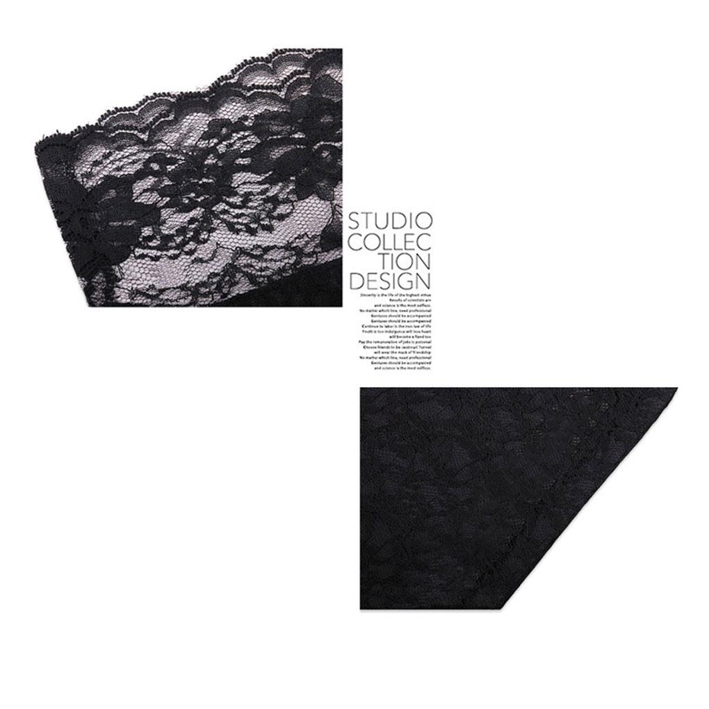 Lace Design Drawstring Bag Underwear Bra Pouch Breathable Lingerie Small Storage Bag