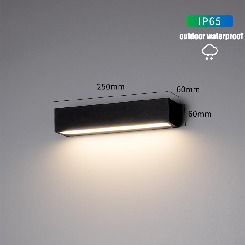 Modern LED Outdoor Wall Lamp Gallery Light Waterproof IP65 Up And Down Light Aluminum Home Lighting Aisle Corridor Wall Light