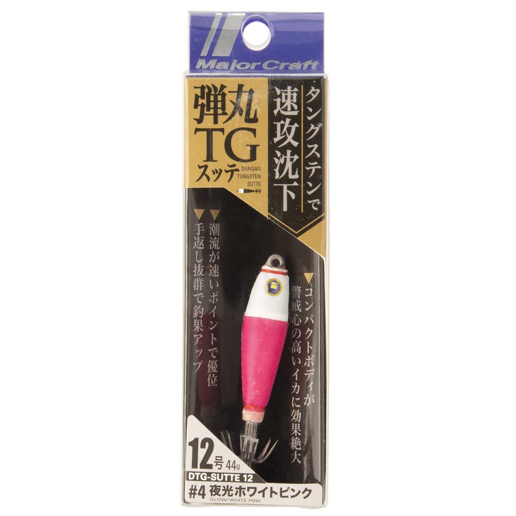 Major Craft Bullet TG Sutte DTG-SUTTE 12#4 White/Pink (Glow)