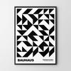 Black and White Bauhaus Poster
