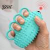 Adjustable Vibration Hand Massager Electric Finger Exercise Ball 3 Modes Therapy Grip Strengthener Carpal Tunnel Relief Silicone Squeeze Ball