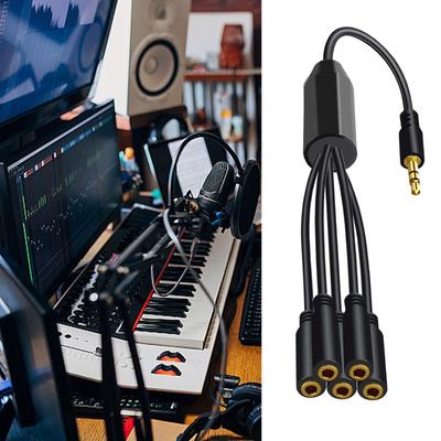 3/4/5/6 Way 3.5mm AUX Cable 1 Male To Multiple Female Connectors Extension Cord AUX Wire Line for R Headphones