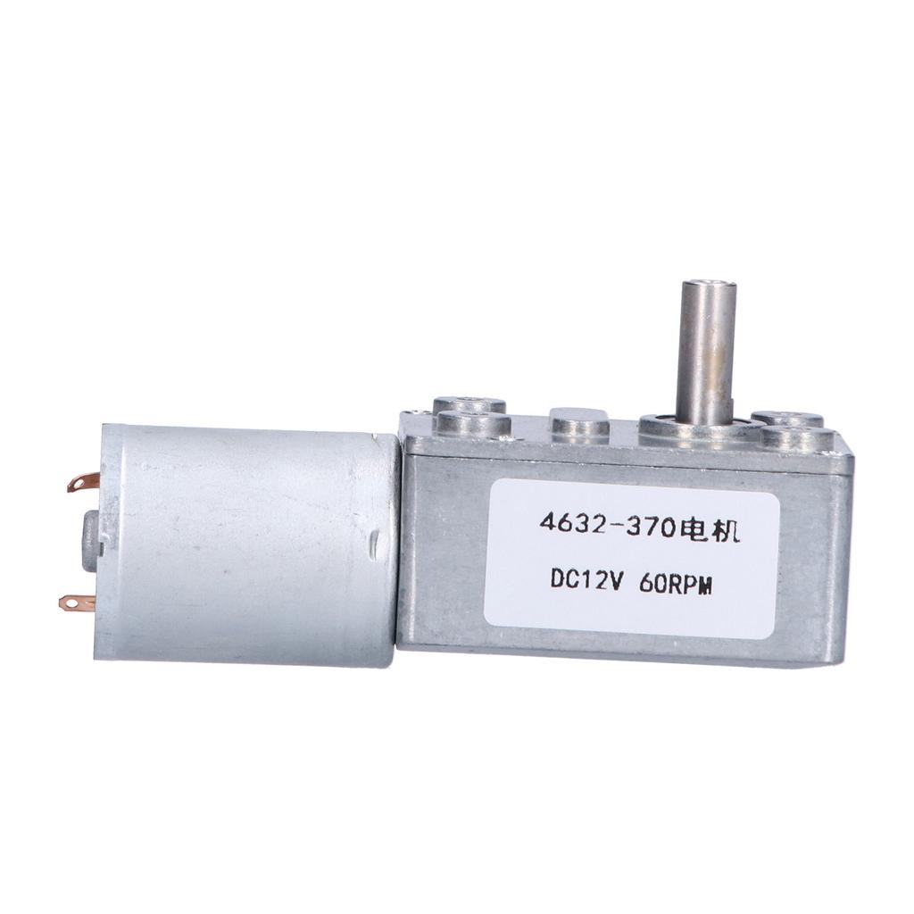 Κινητήρας Σκωληκοειδούς Τροχού Τουρμπίνας Τουρμπο Μειωτήρας Άξονας Μείωσης Εξοπλισμός 60RPM DC12V 4632370