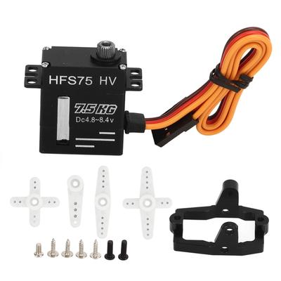 7.5kg RC Servo Full Metal High Torsion Replacement Remote Control Car Servo for Traxxas TRX4M 1 18 RC Car DC 4.8‑8.4V